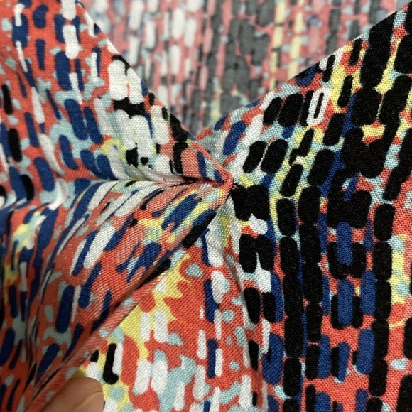 Colorful blouse top shirt size 16 - Picture 4 of 12